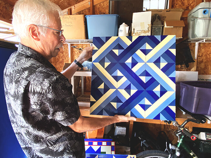 Dan Nichols optical illusion quilt